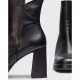 Botines Tacón Mujer Wonders Santo H-5923 Negro