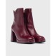 Botines Mujer Wonders Santo H-5923 Burdeos
