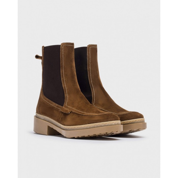 Botines Mujer Wonders Kenny B-9223 Marrón