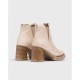 Botines Mujer Wonders Miera H-5214 Beige