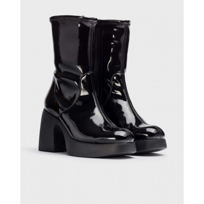 Botines Mujer Wonders Eris H-4942 Negro