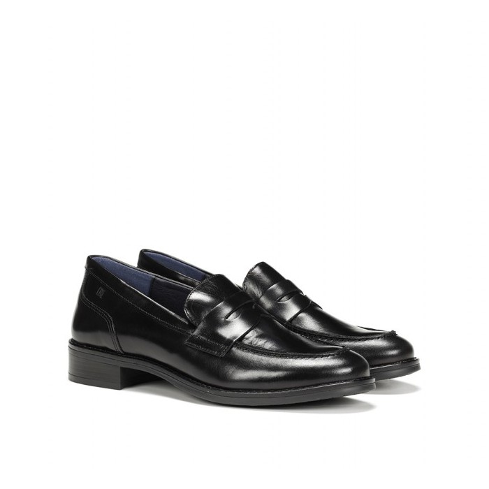Mocasines mujer Dorking Harvard D8342 Negro