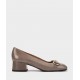 Zapatos tacón Pedro Miralles Cambridge 24297 Gris Plateado