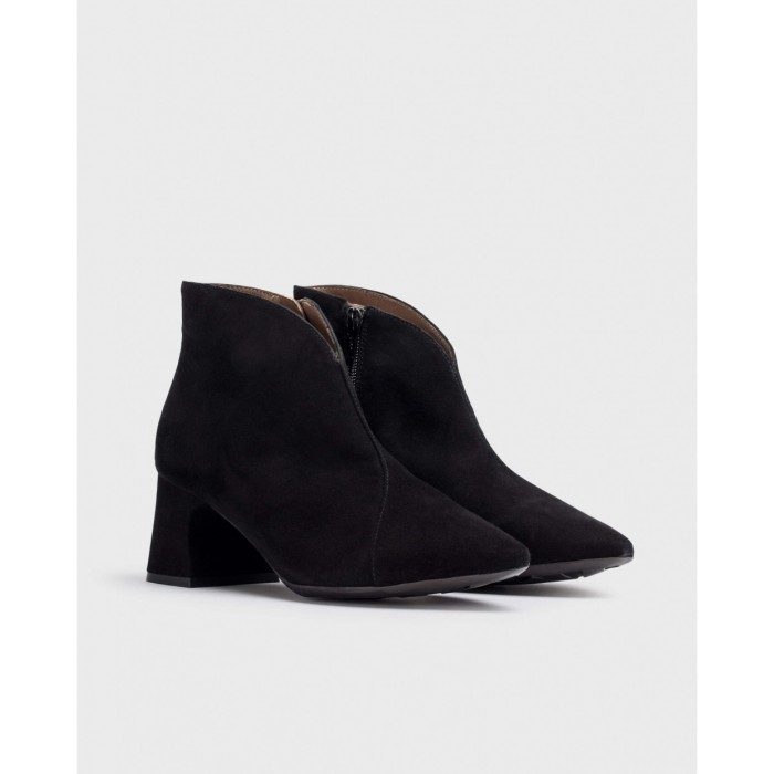 Botines Mujer Wonders Eliot I-9013 Negro