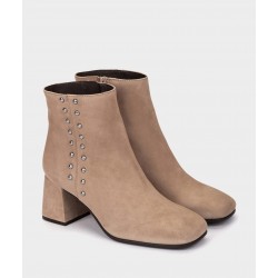 Botines de tacón Pedro Miralles Akita Taupe