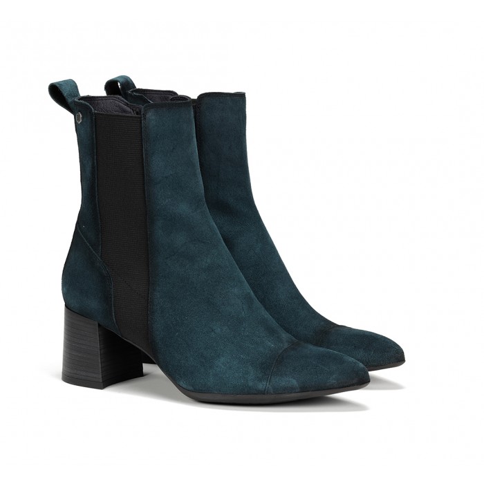 Botines Mujer Dorking Margot D9231 Azul Petróleo