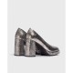 Zapatos Mujer Wonders Captain H-5921 Plomo