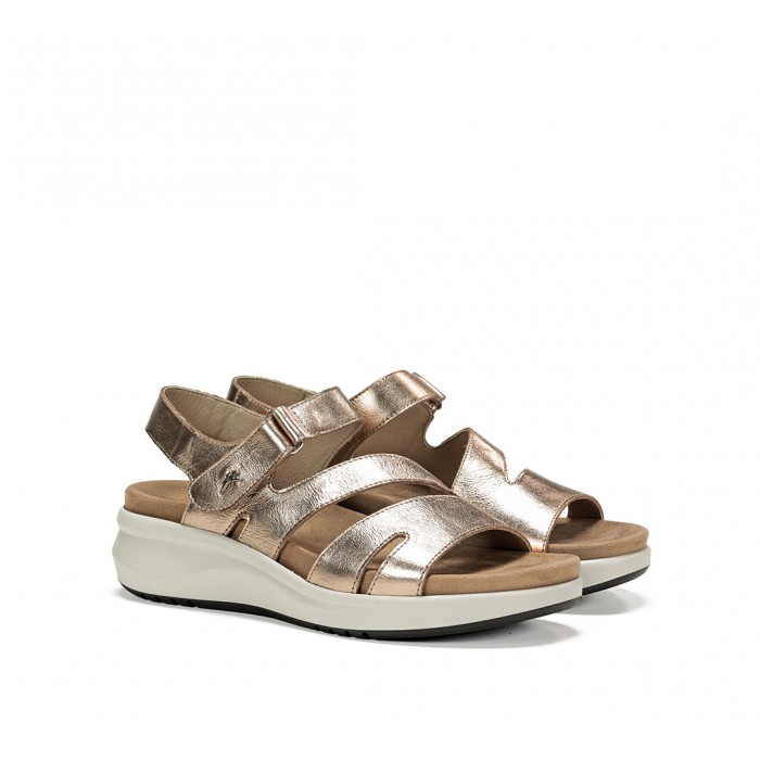 Sandalias Mujer Fluchos Yagon F1478 Dorada