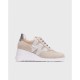 Deportivas Mujer Wonders Dallas G-6620 Natural