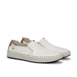 Zapatos Mocasines Hombre Fluchos Lester F1719 Blanco
