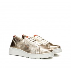 Zapatos Deportivos Mujer Fluchos Pompas F1917 Dorado