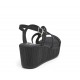 Sandalias Mujer 24 Hrs 26063 Negro