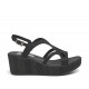 Sandalias Mujer 24 Hrs 26063 Negro