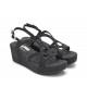 Sandalias Mujer 24 Hrs 26063 Negro