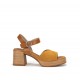 Sandalias Tacón Mujer Dorking Diamond D9283 Amarilla