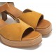 Sandalias Tacón Mujer Dorking Diamond D9283 Amarilla