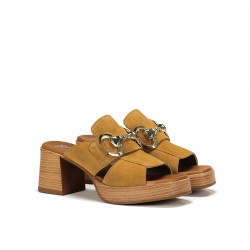 Sandalias Tacón Mujer Dorking Diamond D9284 Marrón