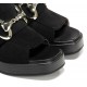 Sandalias Tacón Mujer Dorking Diamond D9284 Negro