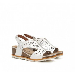Sandalias Mujer Dorking Gold D9319 Blanco
