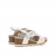 Sandalias Mujer Dorking Gold D9319 Blanco