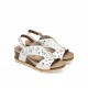 Sandalias Mujer Dorking Gold D9319 Blanco