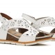 Sandalias Mujer Dorking Gold D9319 Blanco