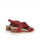 Sandalias Mujer Dorking Gold D9319 Roja