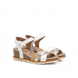 Sandalias Mujer Dorking Gold D9320 Blanco