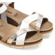 Sandalias Mujer Dorking Gold D9320 Blanco