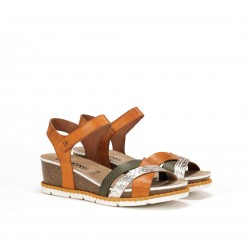Sandalias Mujer Dorking Gold D9320 Naranja