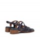 Sandalias Mujer Dorking Poleo D9208 Azul