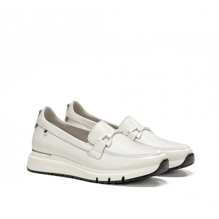 Zapato Mocasín Mujer Dorking Serena D9047 Blanco