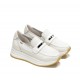 Zapatos Mocasines Mujer Dorking Draz D9243 Blanco