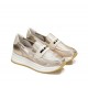  Zapatos Mocasines Mujer Dorking Draz D9243 Dorado
