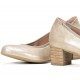 Zapatos Tacon Mujer Dorking Géminis D8469 Dorado
