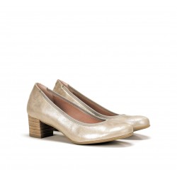 Zapatos Tacon Mujer Dorking Géminis D8469 Dorado