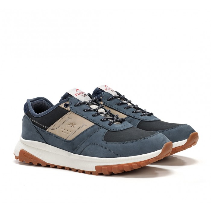 Zapatos Deportivos Hombre Fluchos Arion F2012 Azul