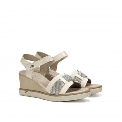 Sandalias Cuña Mujer Fluchos Smash F1975 Blanco