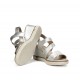 Sandalias Cuña Mujer Fluchos Smash F1973 Plata