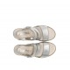 Sandalias Cuña Mujer Fluchos Smash F1973 Plata