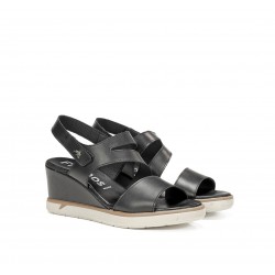 Sandalias Cuña Mujer Fluchos Smash F1973 Negra