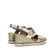 Sandalias Cuña Mujer Fluchos Smash F1973 Dorada