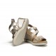 Sandalias Cuña Mujer Fluchos Smash F1973 Dorada