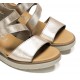 Sandalias Cuña Mujer Fluchos Smash F1973 Dorada