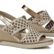 Sandalias Cuña Mujer Fluchos Smash F1972 Taupe