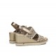 Sandalias Cuña Mujer Fluchos Smash F1972 Taupe