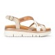 Sandalias Cuña Mujer Pikolinos Palma W4N-0650C1 Marfil