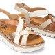 Sandalias Cuña Mujer Pikolinos Palma W4N-0650C1 Marfil