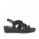 Sandalias Mujer 24 Hrs 26037 Negro
