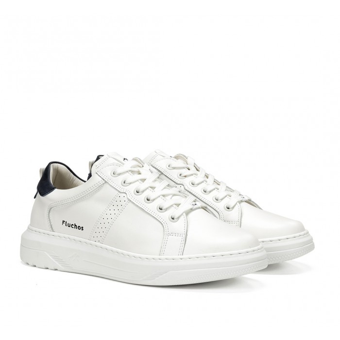 Zapatos Deportivos Hombre Fluchos Boston F1966 Blanco